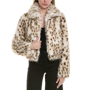 Adrienne Landau Womens  Emory Jacket, White